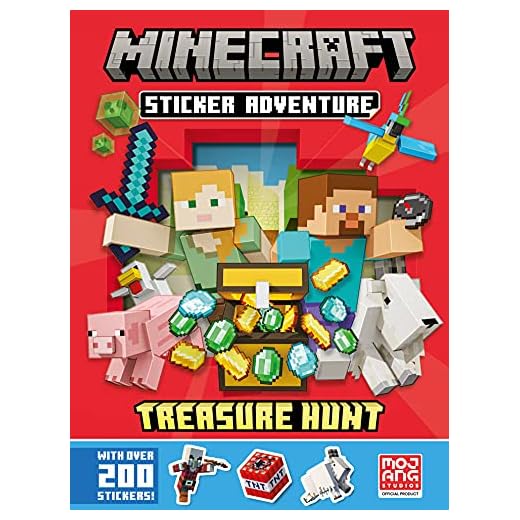 Minecraft Sticker Adventure: Treasure Hunt: A brand-new official sticker book containing hours of fun for kids