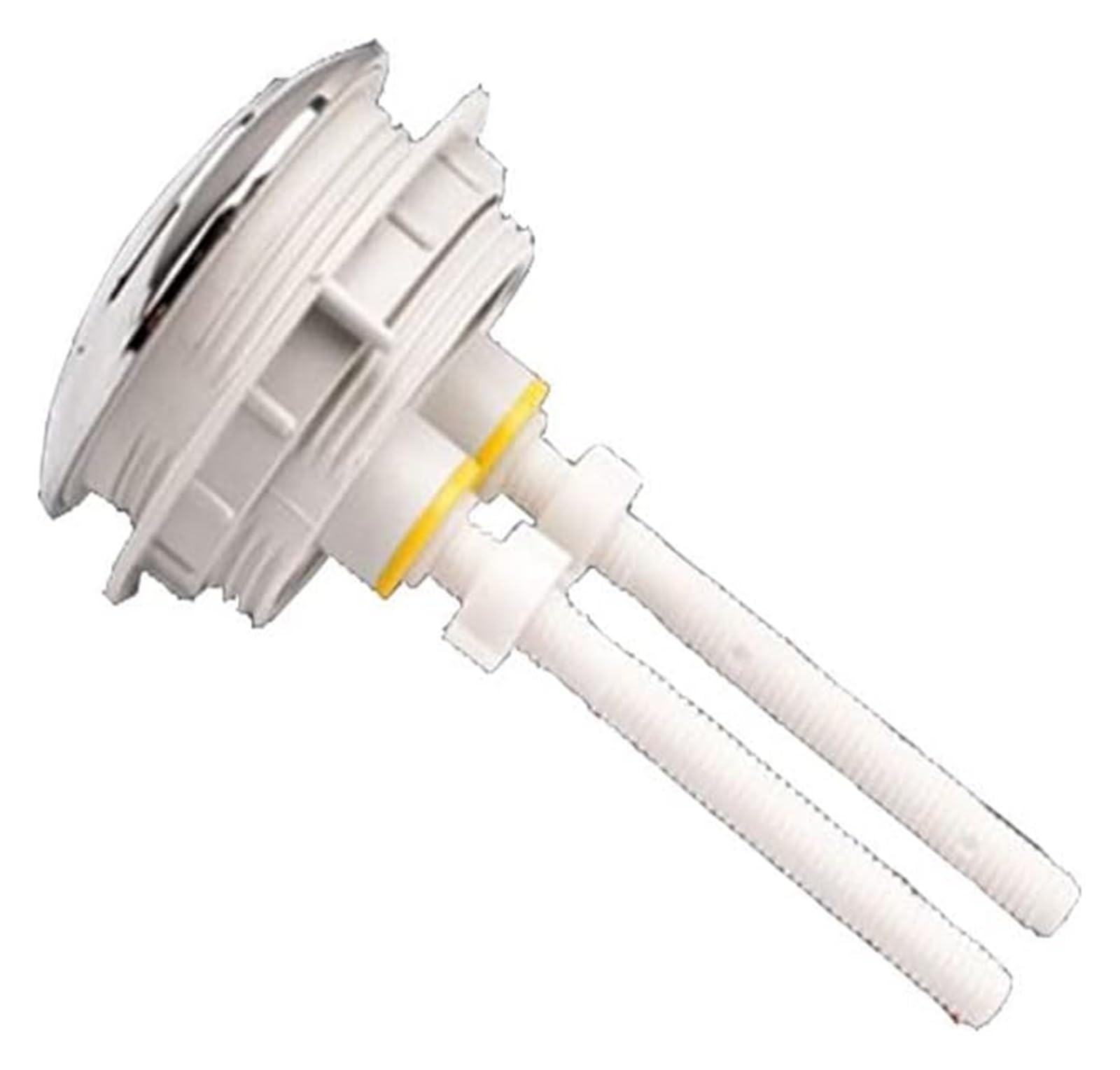 Toilet Push Button Flush Replacement, Toilet Flush Button Cistern Replacement Round Double 48-58mm(48mm)