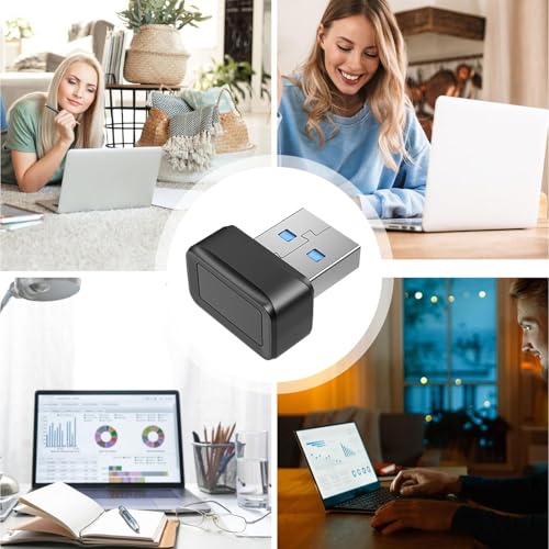 Lector de huellas dactilares para laptop con conexión USB mini para PC 4