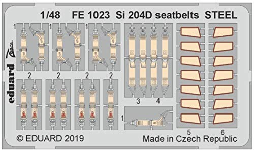 Ceinture de sécurité en acier Si 204D Eduard 1:48 pour remplacer le plastique plat