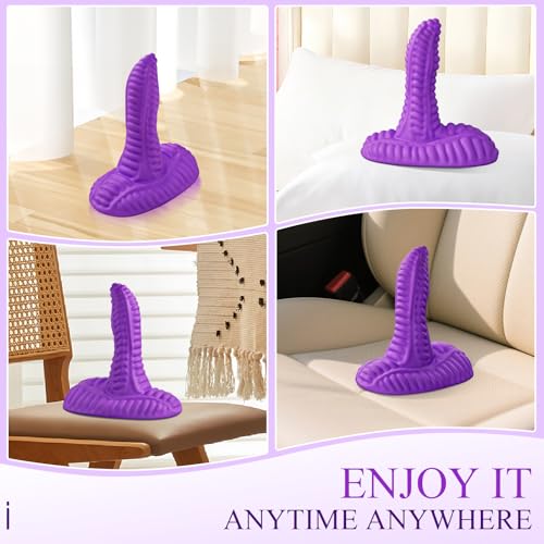 Image of Riding Dildo Vibrator Adult Toy - 360 Swing Dildos Sit-On Grinding Sex Toy, Remote Control Sex Machine with 9 Swings Vibrations for G Spot Anal Clit Stimulation, Adult Sex Toys Games, Purple