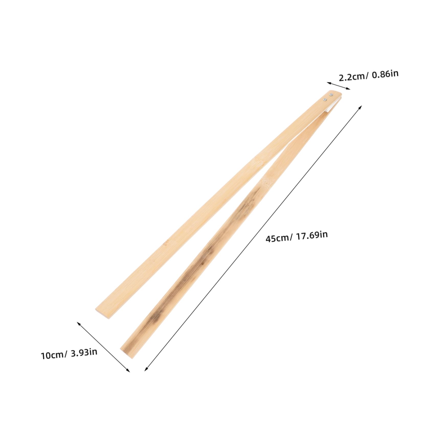 CIYODO Bamboo Trash Reacher Tool Garbage Clip Litter Picker Strong Grip Trash Picker Versatile Cleaning Tong