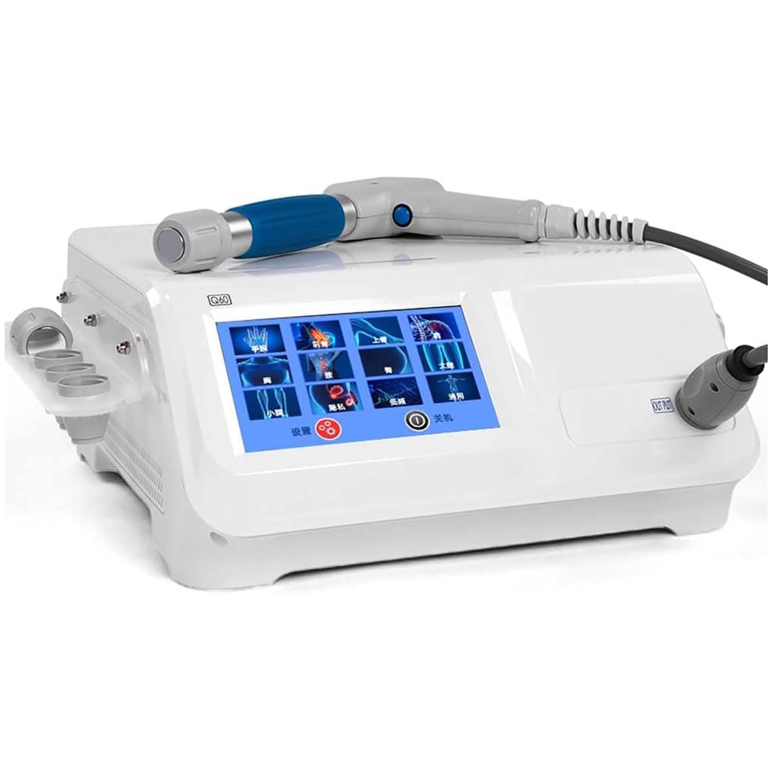 Shock Wave Therapy Machine Joint and Muscle Pain Relief Muscle Deep Muscle Massager with 5 Massage Heads for