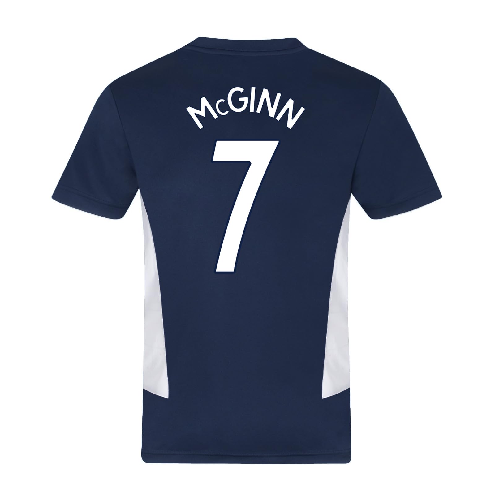 Scottish Fa Boys Navy Blue Mcginn Scotland Mcginn 7 Poly T-Shirt Navy 12-13 Years