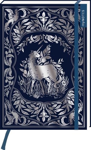 myNOTES Papeterie: Notizbuch A5 Fabelwesen: Mit gestalteten Seiten im Innenteil | Notizbuch mit Illustrationen aus der Fabelwesen-Romantrilogie