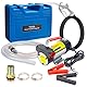 YaoFaFa 12V 175W Diesel Umfüllpumpe 45L/Min Elektrische Kraftstoff Umfüllpumpe mit Düse & Schlauch für Diesel, Kerosi
