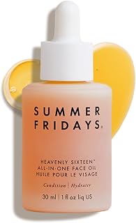 Summer Fridays Heavenly Sixteen Face Oil: 16 Non-Comedogenic Vegan Oils for Plump, Hydrated Dry Skin (1oz)
