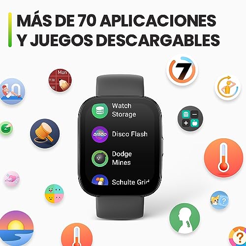 Miniatura 4 de Amazfit Bip 5 Reloj Inteligente 46 mm, Pantalla Grande de 1,91", Llamadas Bluetooth, Alexa integrada, GPS, batería de hasta 10 días, Smartwatch para Hombre y Mujer
