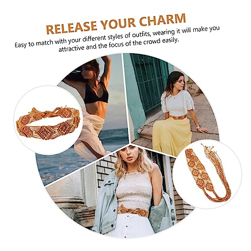 Elegant Belt Wind Rope Woven Waist Chain Perfect Present for Mother Wife Girlfriend3