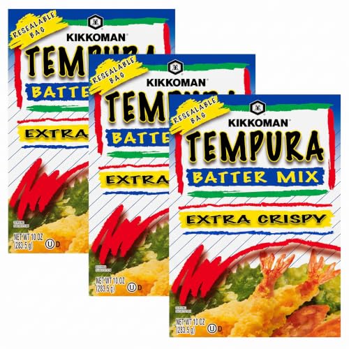 Kikkoman Tempura Batter Mix, 10 Ounce (Pack of 3)