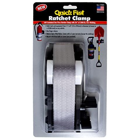 Quick Fist 70070 Ratchet Clamp For Mounting Tools & Equipment, 1/2" to 8" in Diameter Cover