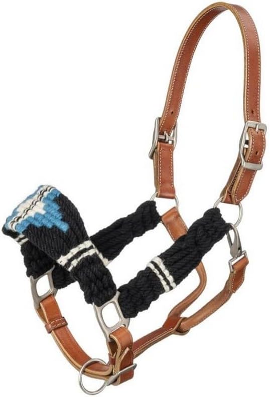 Tough 1 Wool String Leather Halter