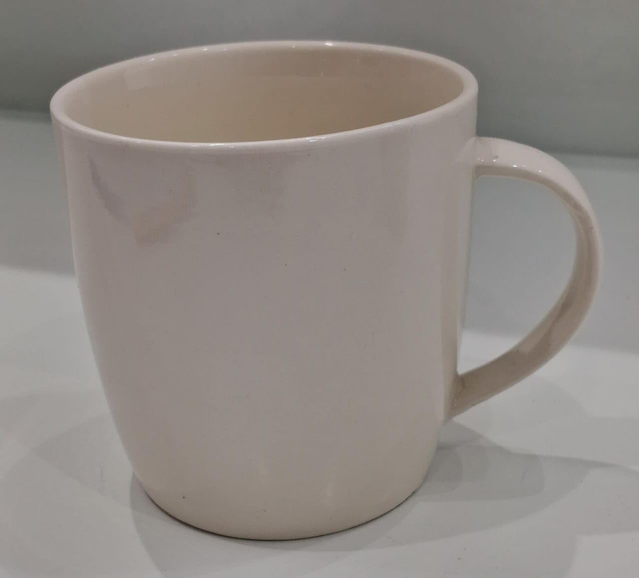 Servewell NEW BONE CHINA PLAIN WHITE MUG 12OZ