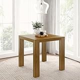 Plank+Beam Modern Counter Height Table, 41', Dinner Preparation Tables for Small Space, Solid Wood Square Kitchen Table, Pecan Wirebrush