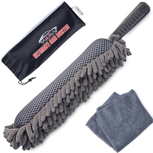 TAKAVU Double-Sided Microfiber Car Duster