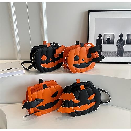 Small Spooky Pumpkin Purse - Halloween Crossbody Bag for Women, Stylish and Fun Halloween Accessories3