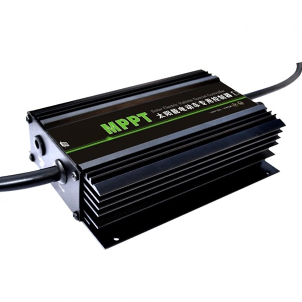 Hndhbfgrt MPPT Solar Charge Controller 48V 60V 72V Boost Converter, Waterproof PV Panel Regulator for Electric Tricycle
