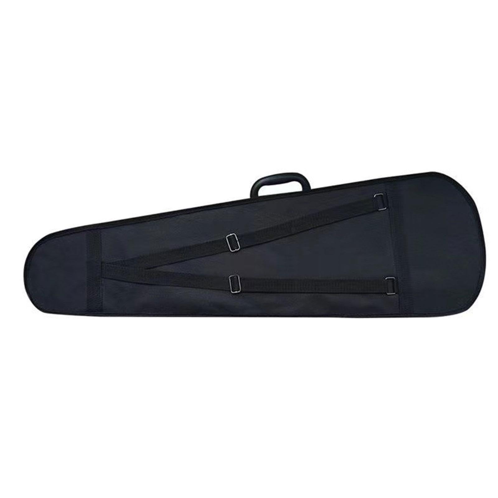 Estuche para Violín, Estuche Rígido de Transporte, Ligero, Acolchado de Espuma Oxford, Correas de Hombro Dobles Ajustables, Cierre Suave, Adecuado Par, Longitud 72 Cm