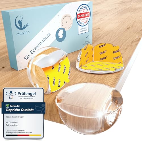 MUTKIND 12x Eckenschutz Baby - (Mit Kleber von TESA) Kantenschutz Baby -...