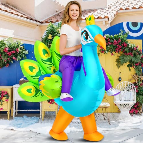 Pfauen-Kostüm: Exklusives, Lustiges für die Party – Bild 3