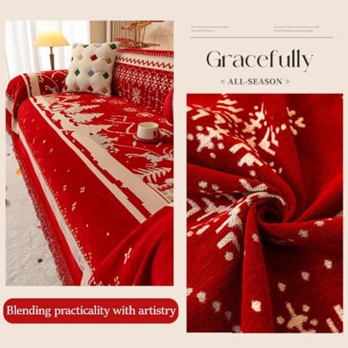 Couverture de canapé de Noël réversible pour des soirées cocooning - 5