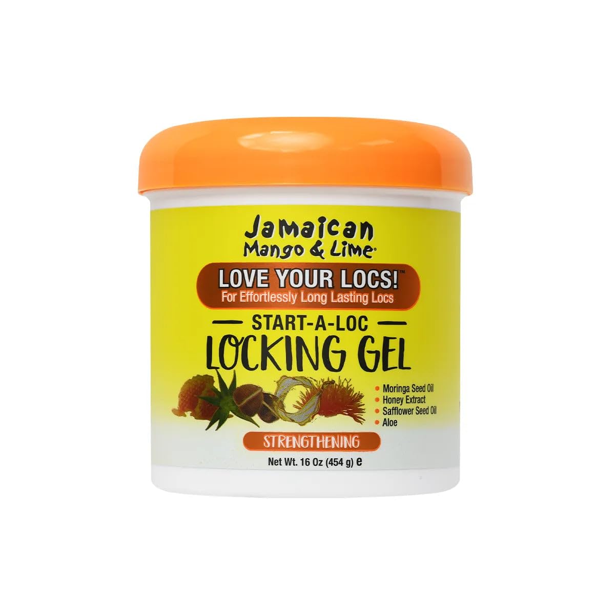Jamaican Mango & Lime Start-A-Loc Locking Gel – No-Flake Firm Hold for Locs, Twists, Braids & Retwists – Strengthens Hair, and Hydrates Scalp 16 oz