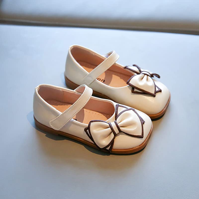 MATERUIEYES Sweet Style Pu Shoes Soft Bottom Bow Little Girl Single Shoes4