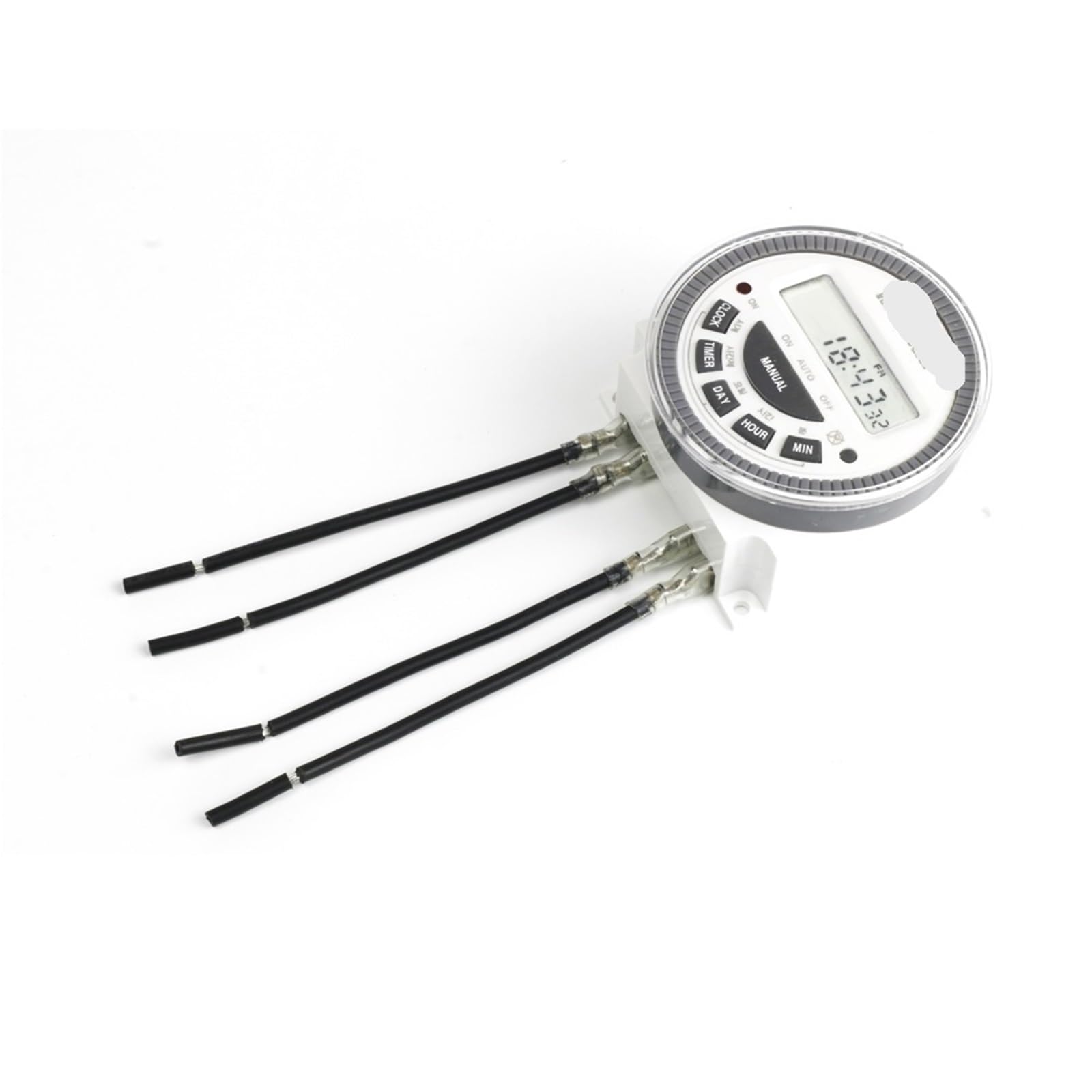 Temporizador Digital Multiusos MT619 de 12 V CC/220 V CA con Cubierta Impermeable, fácil cableado, programable Durante 7 días.(30A 220VAC)