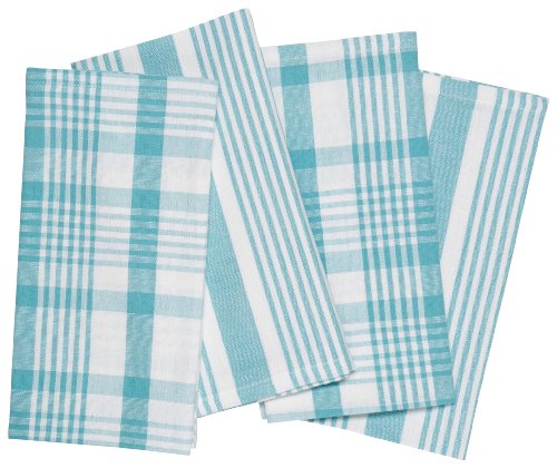 Servilletas Now Designs Upland azul Bali, juego de 4 miniatura 1