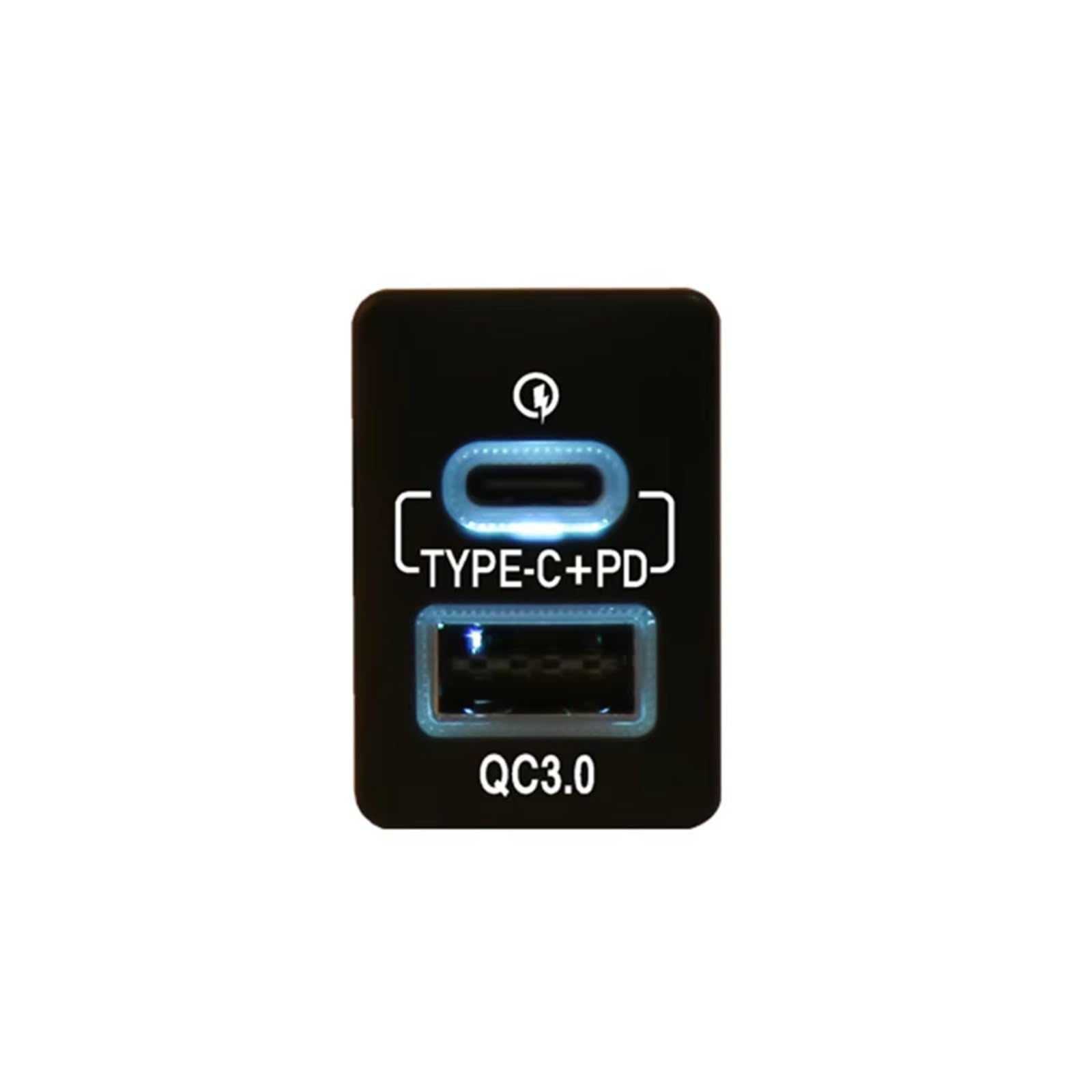 Centro De Puerto USB Compatible Con Suzuki Para Jimny Para Coche Swift Para Enchufe Cargador Interfaz Carga Rápida Salida QC3.0 PD Tipo C Puerto USB AUX Jack