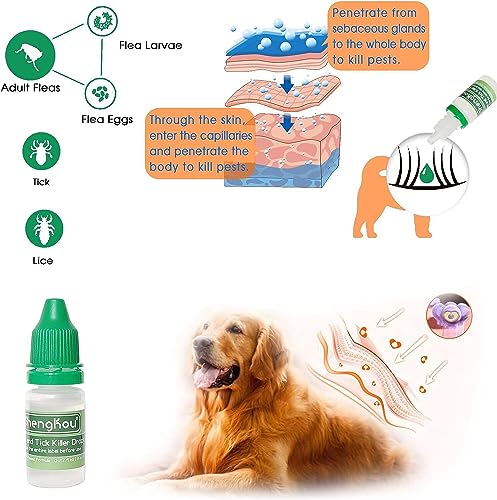 ShengKou Natural Puppy Flea & Tick Treatment (4-44 lbs) | 9-Month Protection + Free Tools | Vet-Reviewed Formula - Thumbnail 3