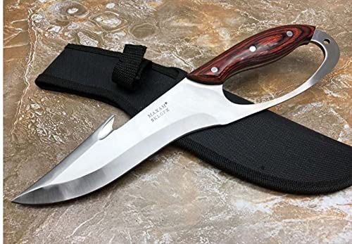 FARDEER Knife Cuchillo de Herramienta para Acampar al Aire Libre K917 Hoja forjada con precisión de, Herramienta de Camping para Pesca, Caza, Actividad Deportiva