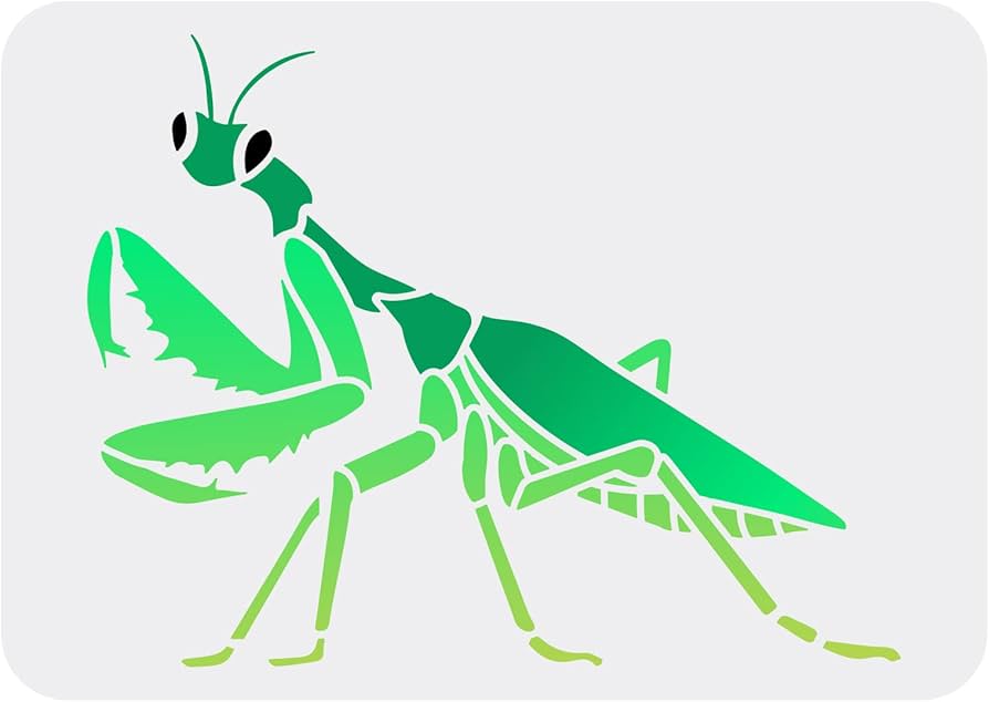 Amazon.com: FINGERINSPIRE Praying Mantis Painting Stencil 8.3x11.7inch Reusable Big Mantis Pattern Wall Stencil DIY Craft Animal Theme Decoration Stencil for Painting on Wood, Paper and Furniture amazon-com-fingerinspire-praying-mantis-painting-stencil-8-3x11-7inch-reusable-big-mantis-pattern-wall-stencil-diy-craft-animal-theme-decoration-stencil-for-painting-on-wood-paper-and-furniture