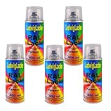 Ludwiglacke 5 Spraydosen 400ml Autolack glänzend RAL 1002 Sandgelb