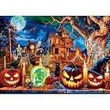 Sutinban Halloween Puzzle 1000 Pieces for Adults, Horror...