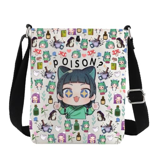 G2TUP Anime Inspired Crossbody Bag Mao & Jinshi Gifts Poison Lover Gifts Anime Apothecary Shoulder Bag