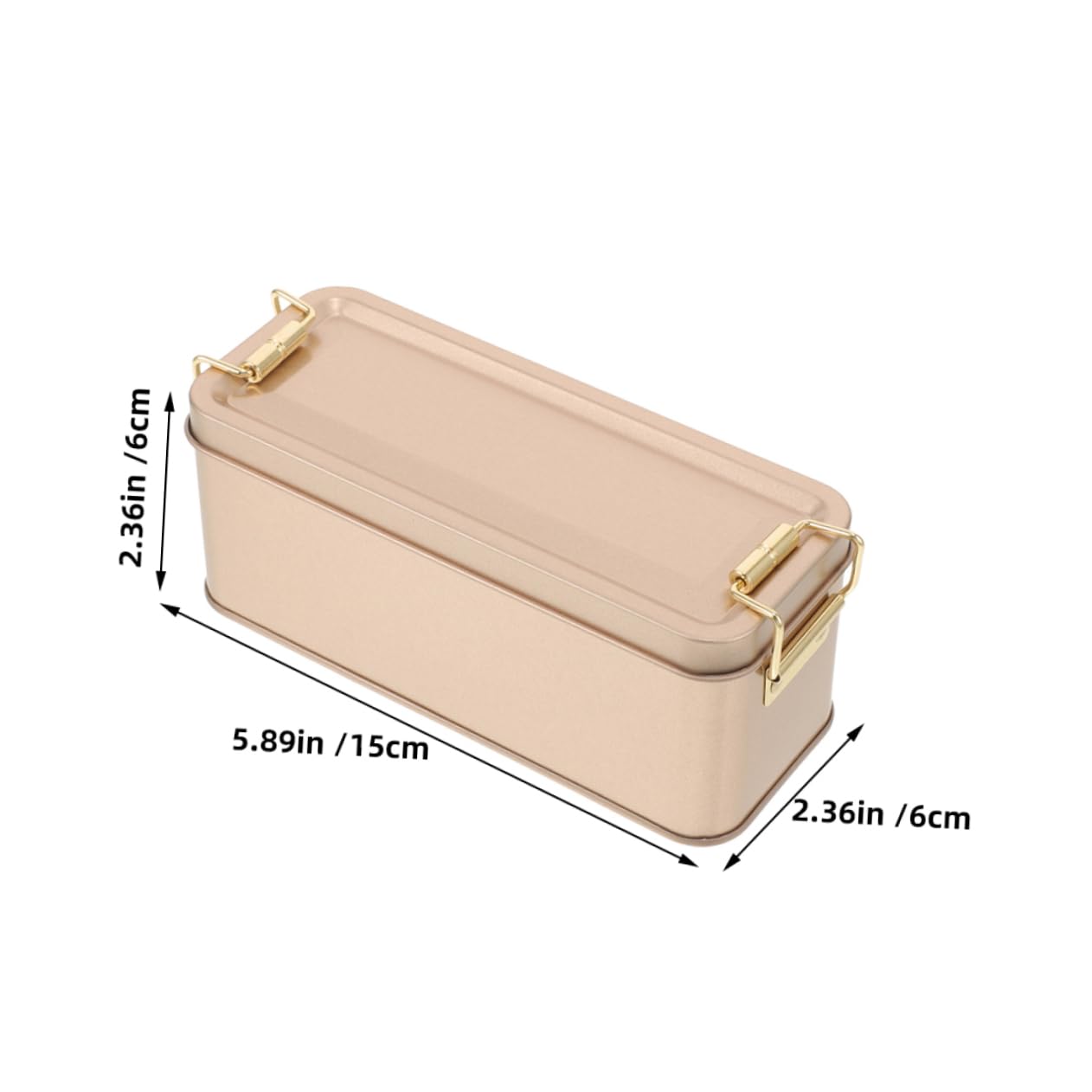 Beatifufu 2pcs Tinplate Cake Storage Tin Cookie Storage Tin Creative Cookie Container Tinplate Birthday Box