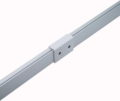 Miniatura 4 de Litever Conectores de 180 grados, solo canales de aluminio delgados (ASIN B01IY1KZZG), soportes de extensión sin costuras, tornillos incluidos,