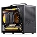 JONSBO/JONSPLUS Z20 Black Micro-ATX Mini Tower PC Case,with Detachable Carrying Handle, Mini Size, High-Performance Hardware Compatible, Support 240AIO, H160mm Cooler, Matx Black
