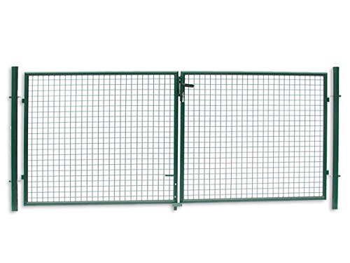 Preisvergleich Produktbild Tor zum Maschendrahtzaun - Höhe 150m / Breite 300 cm