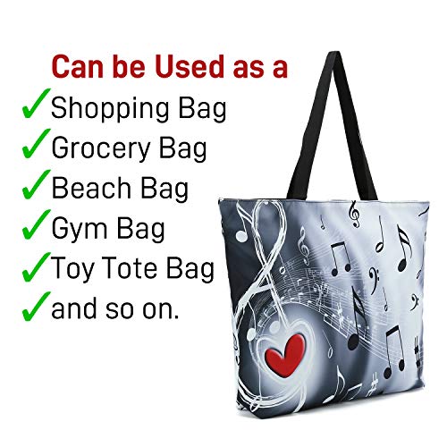 icolor Large Grocery Eco Friendly Market travel Sports Handle case Bag shoulder bag Reusable Portable Storage HandBags Convenient Shoppers Tote Beach Shopping Bag (YGWB-36)3