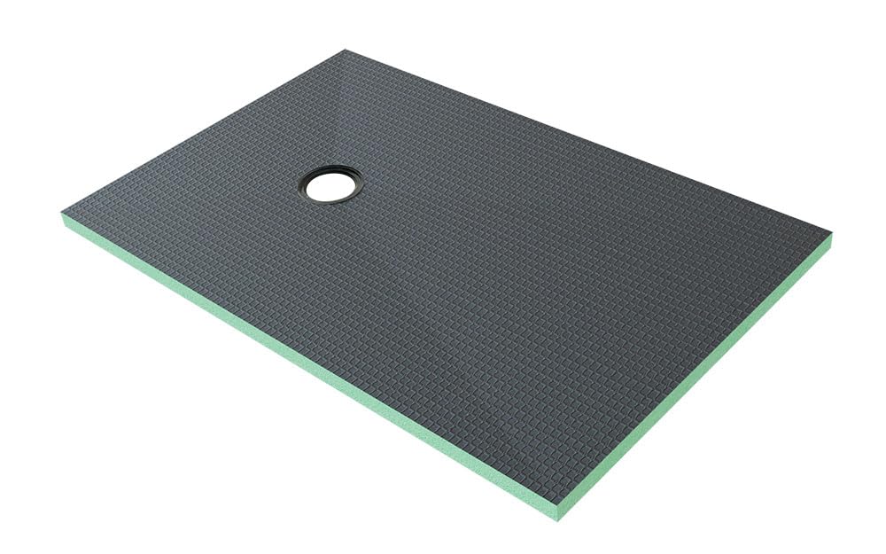 1400x900x40mm Wet Room Wetroom Shower Tray Kit with Waste — image 1