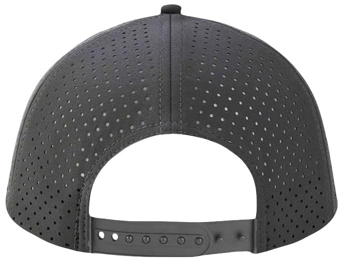 Image of Men's Baseball Cap Fits OSFM & XXL Laser Perforated Golf Ball Hat Water Resistant Quick Dry Adjustable Snapback Caps