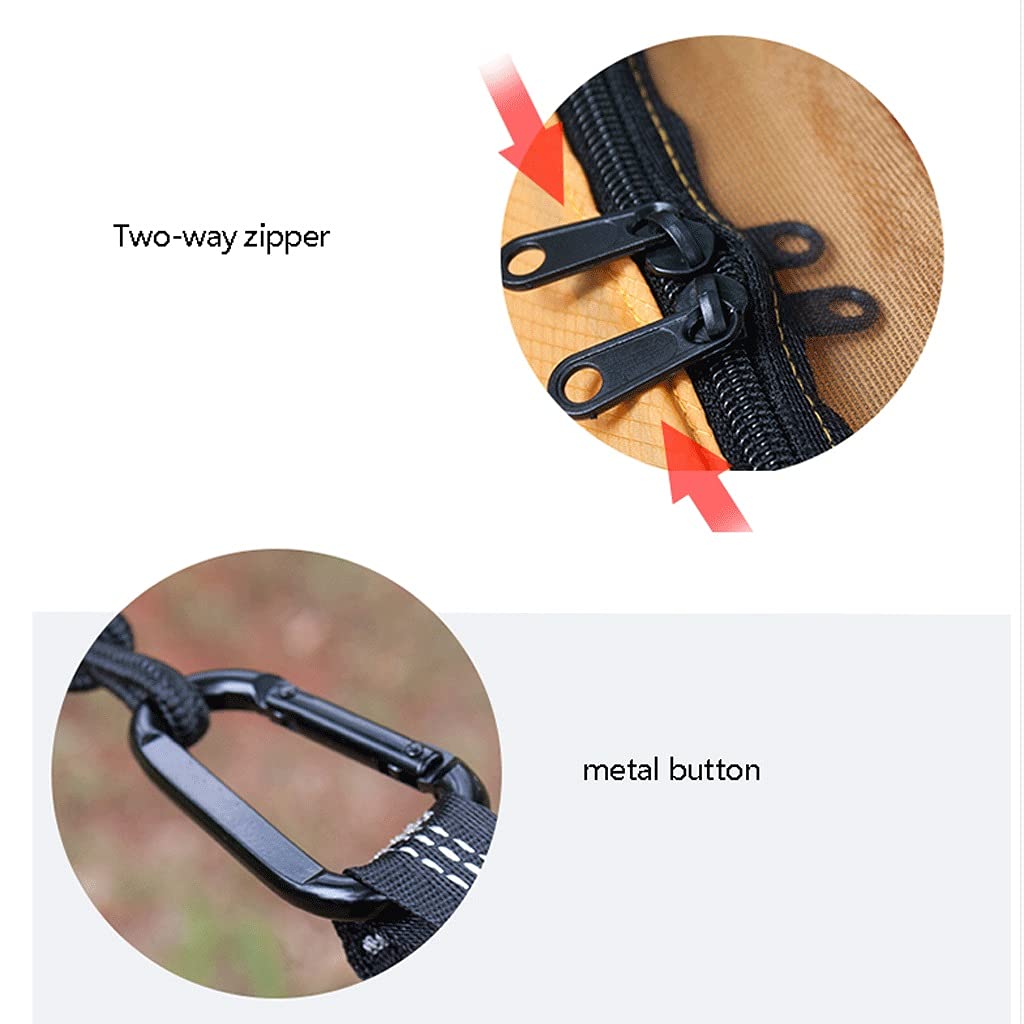 Amaca portatile, Amaca portatile doppia singola leggera in nylon da paracadute Accessori campeggio Attrezzatura