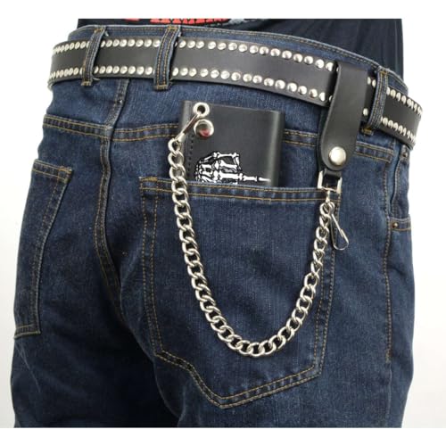 Hot Leathers Skeleton Finger Tri-Fold Wallet WLB1022-4"3