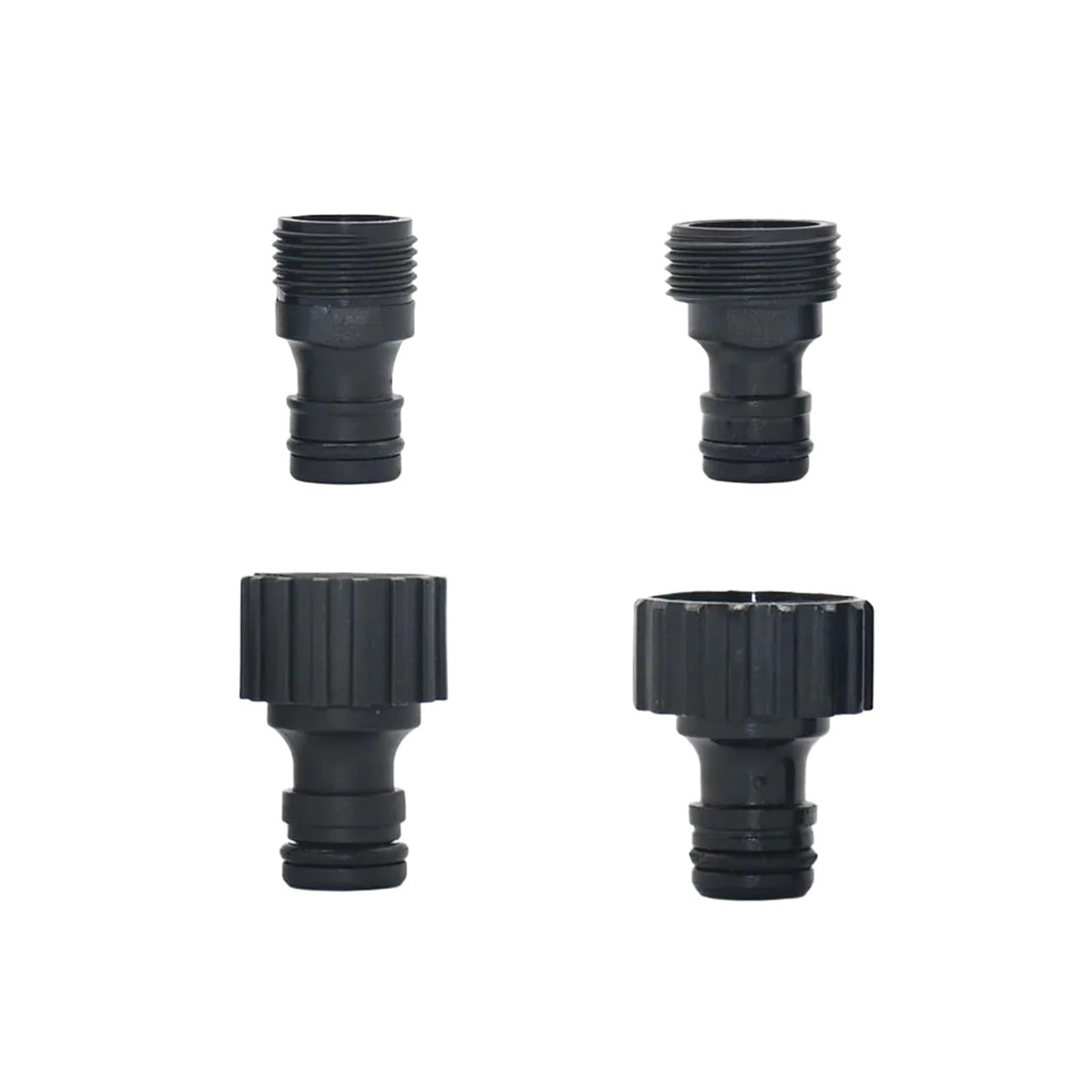 Devow Men's A 16Mm Nipple Quick Connectors With 1/2 3/4 Inch Fe Thread Garden Irrigation Water Gun Dapter(A)