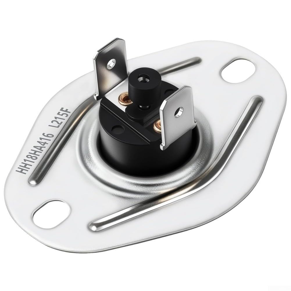 Interruptor Térmico Estufa 4x2x2cm para acero Plateado Seguro