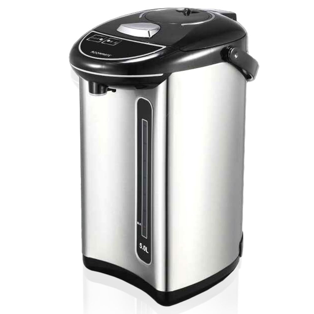 Amazon | 【coco iine】電気ポット 電気保温ポット 5L 大容量 シンプル