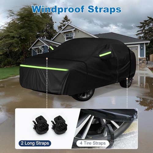Image of QUNSUNUS Car Cover for BMW X5, X6 2007-2026 Waterproof with Cotton Lining