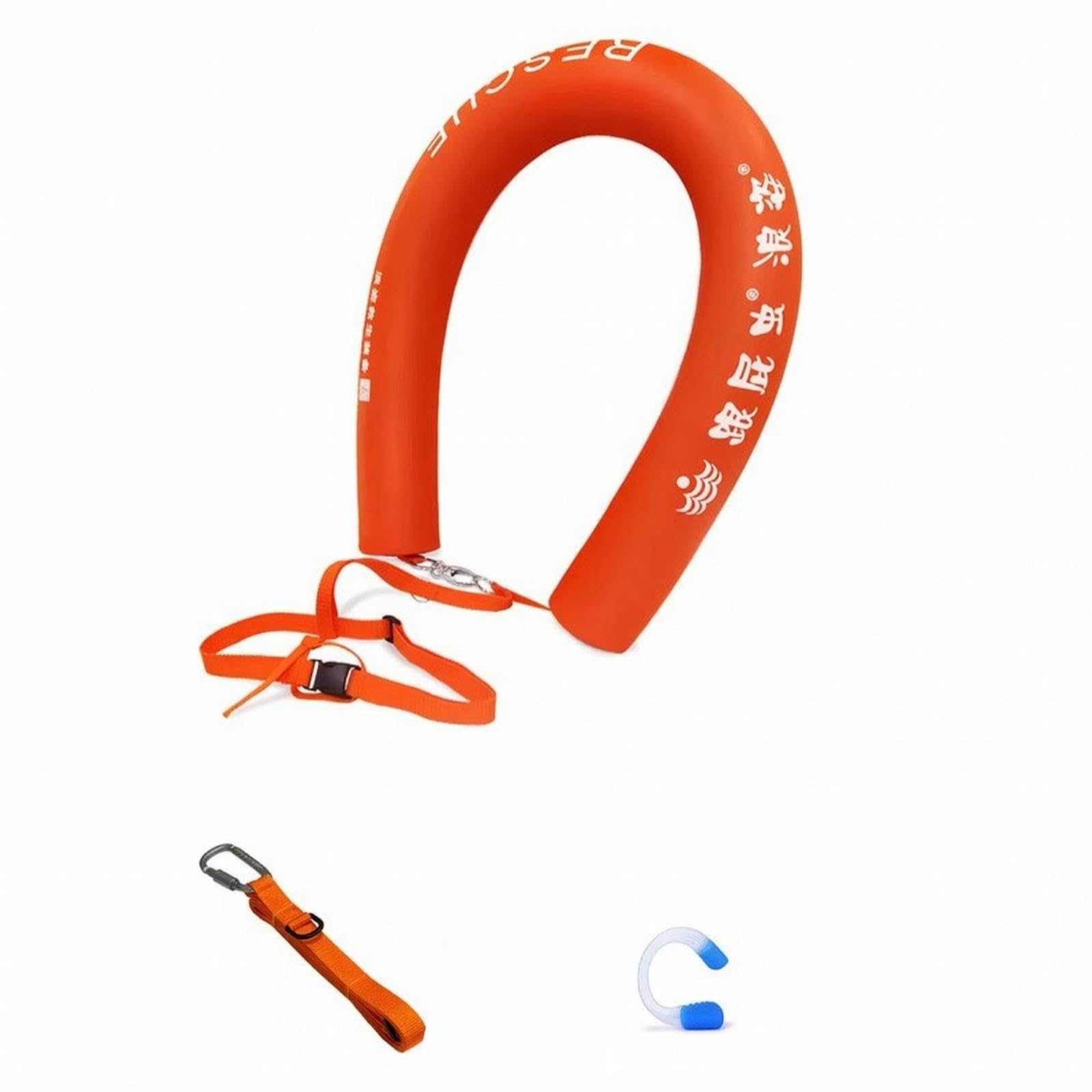 Buoyancy Solid Swim Buoy with Strap Non-Inflatable Swim Buoy for Beginners, Swimmers Stick-Rope-Clip-Plug-image-30